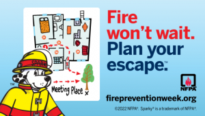 Fire won't wait. Plan you escape.